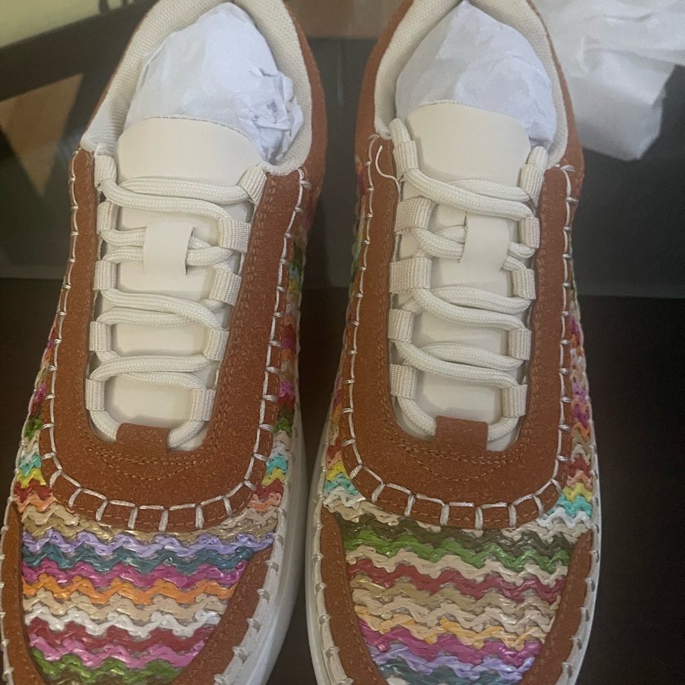 Outwoods Multicolor Women’s  Sneakers with Brown Trim